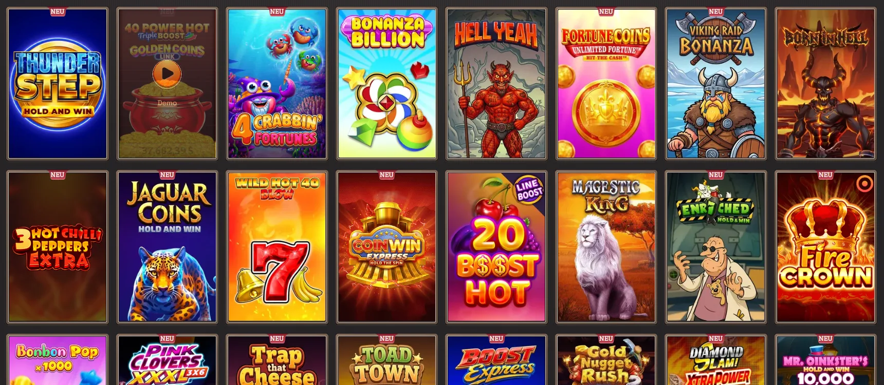 Spinboss Casino Gokkasten